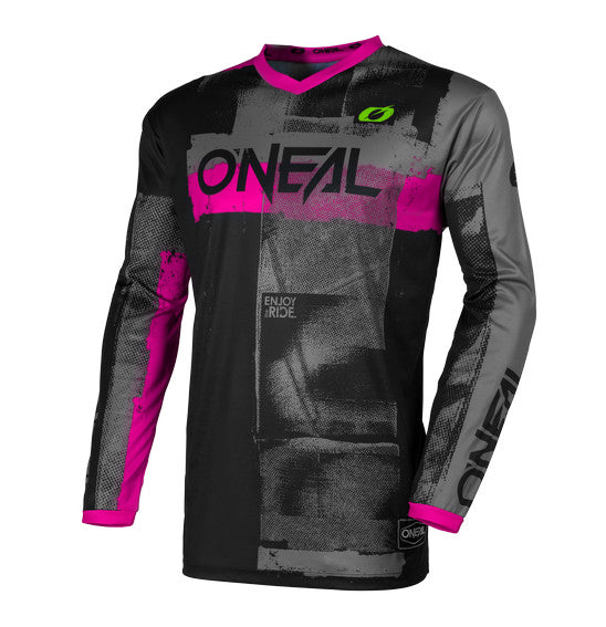 O'Neal 2026 Girls ELEMENT Roller Jersey - Black/Pink