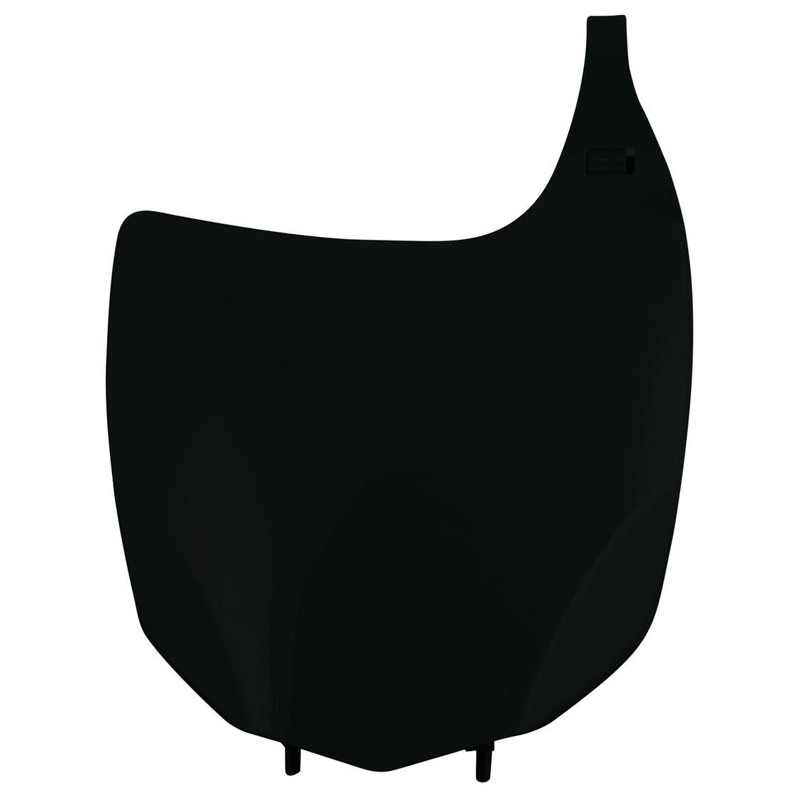 NUMBER PLATE RTECH BLACK KAWASAKI KX250F 09-12 KX450F 09-12