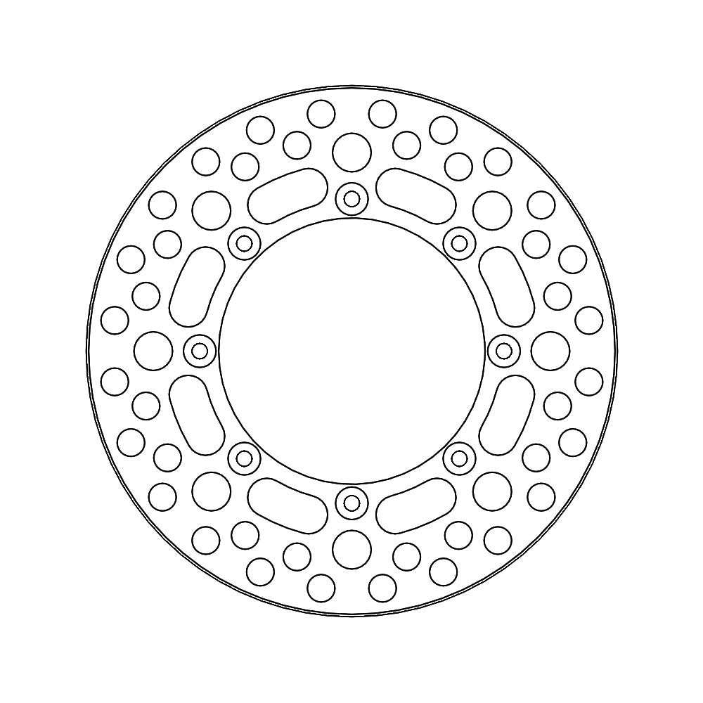 BRAKE DISC REAR MOTO MASTER VINTAGE 220MM KAWASAKI KX125 KX250 KX500 86-88