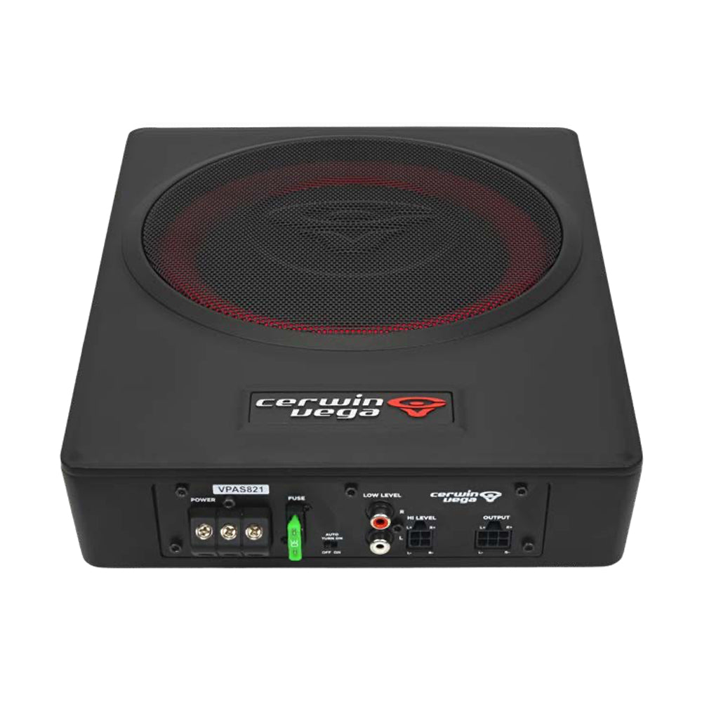CERWIN VEGA 8" 5 CH UNDERSEAT ACTIVE SUBWOOFER 430W MAX 150W RMS X1 | 70W RMS X4 @ 4 OHM