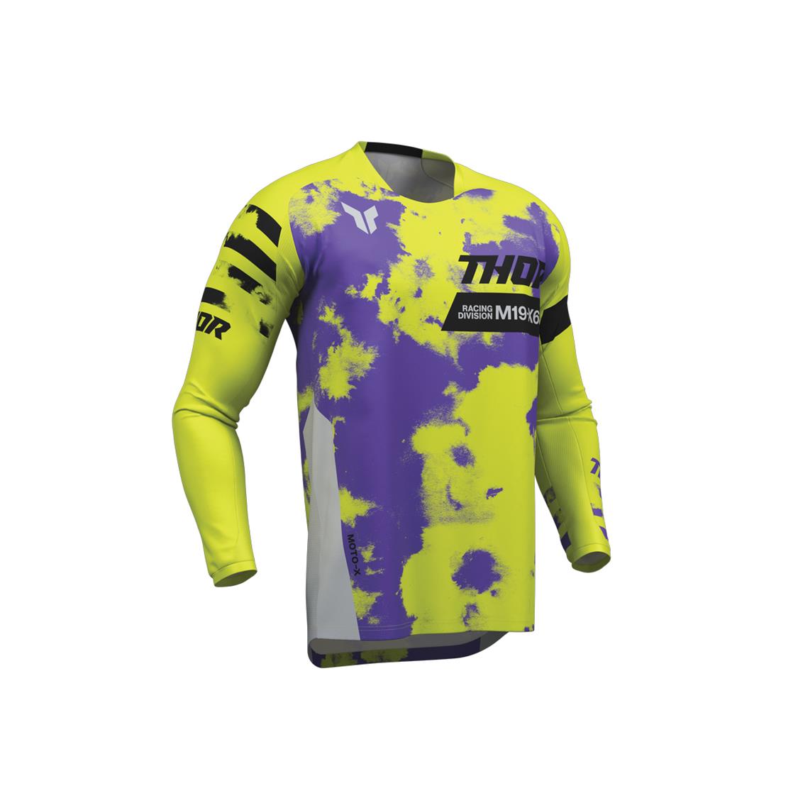 THOR MX YOUTH LAUNCHMODE BLEACH GRAY/ACID