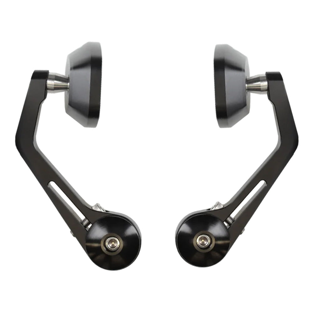 Revolution Clamp On Mirrors Stealth - CNC Pair