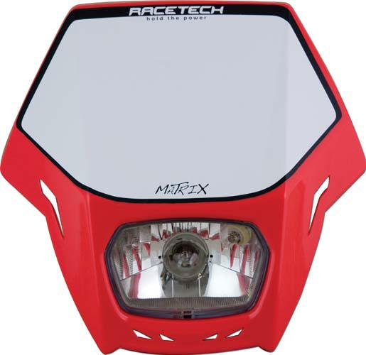 HEADLIGHT GENESIS RTECH RED