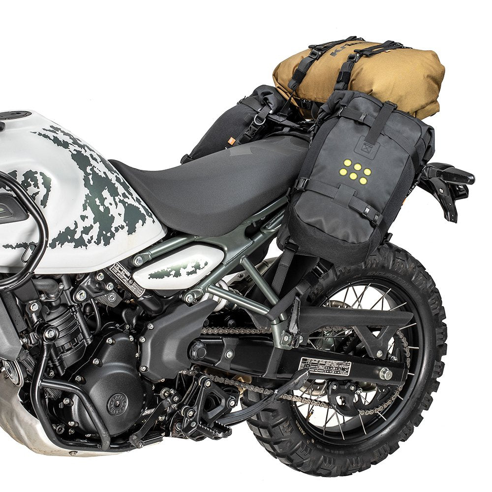 ROYAL ENFIELD Himalayan fitted with the Kreiga OS-BASE / OS-Adventure Packs