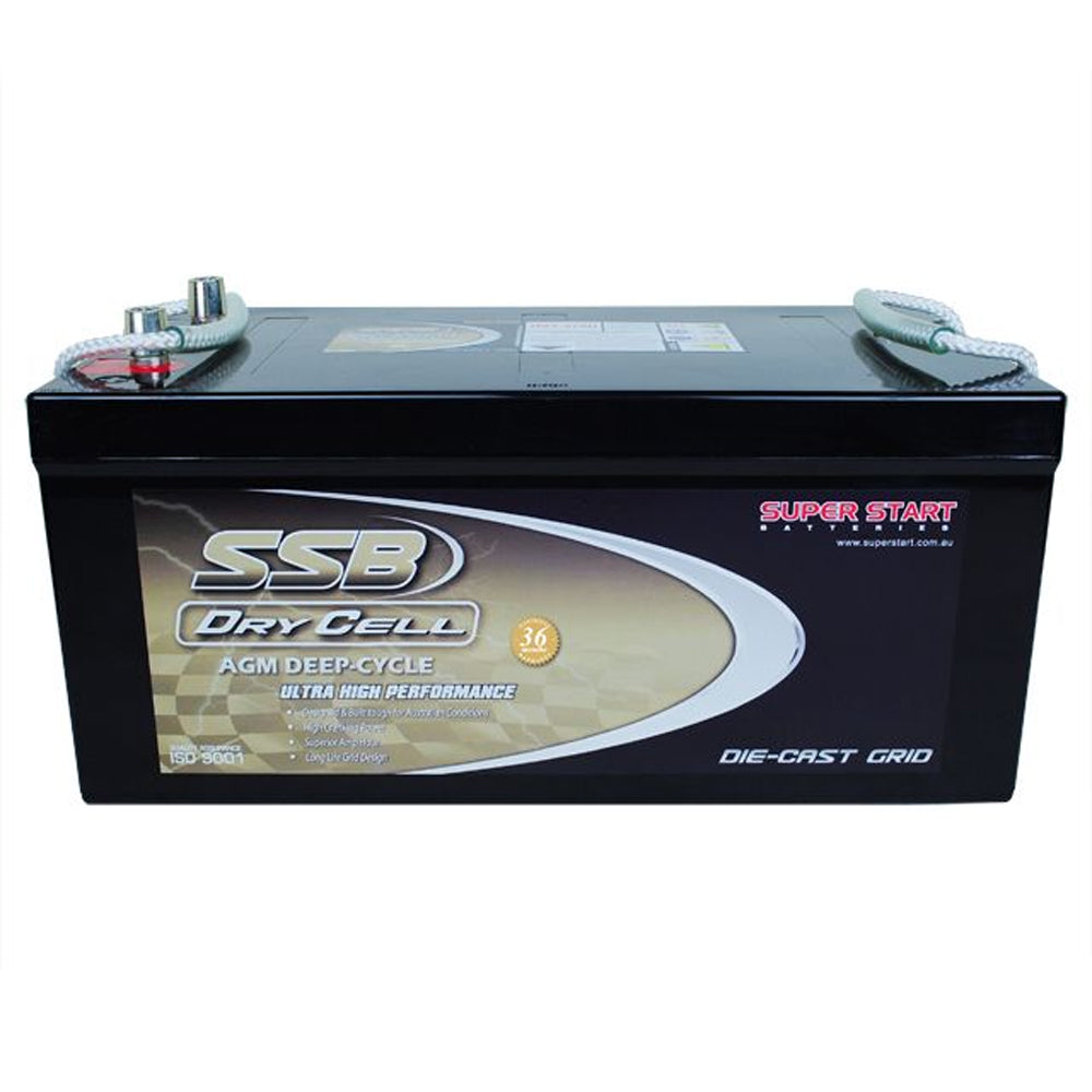 AGM BATTERY DEEP CYCLE DUAL PURPOSE 12V 262AH 1700CCA BY SSB ULTRA HIGH PERFORMANCE