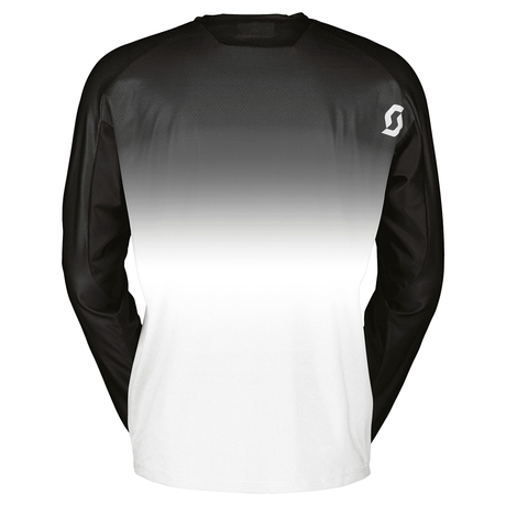 SCOTT Swap EVO MX Jersey, Caviar Black/Bright White - back