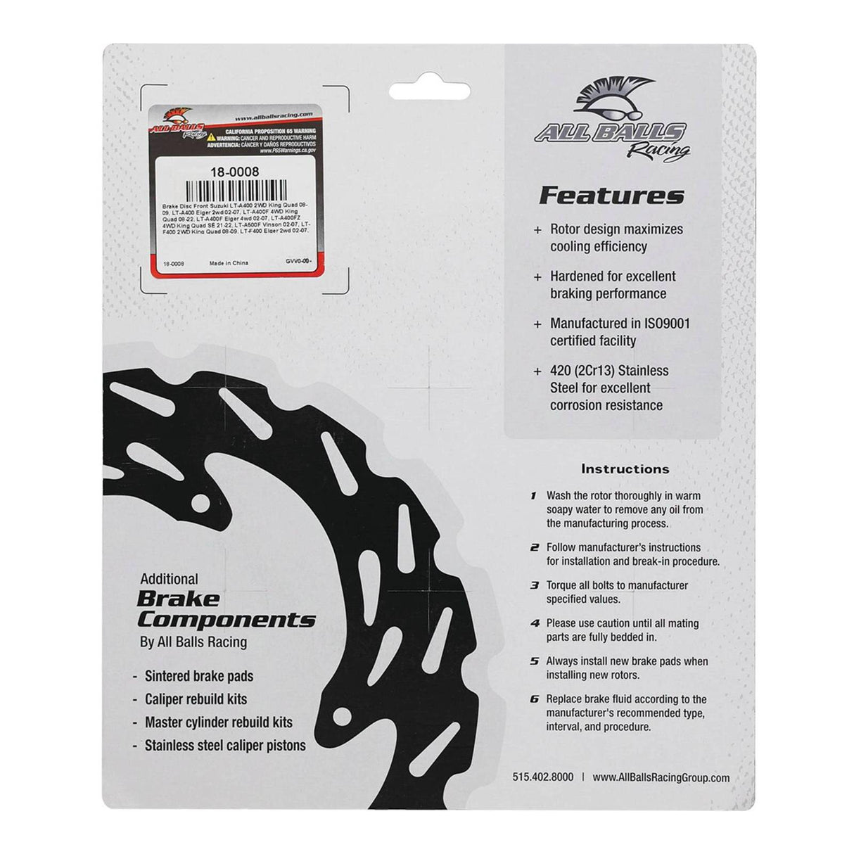 Brake Disc 18-0008