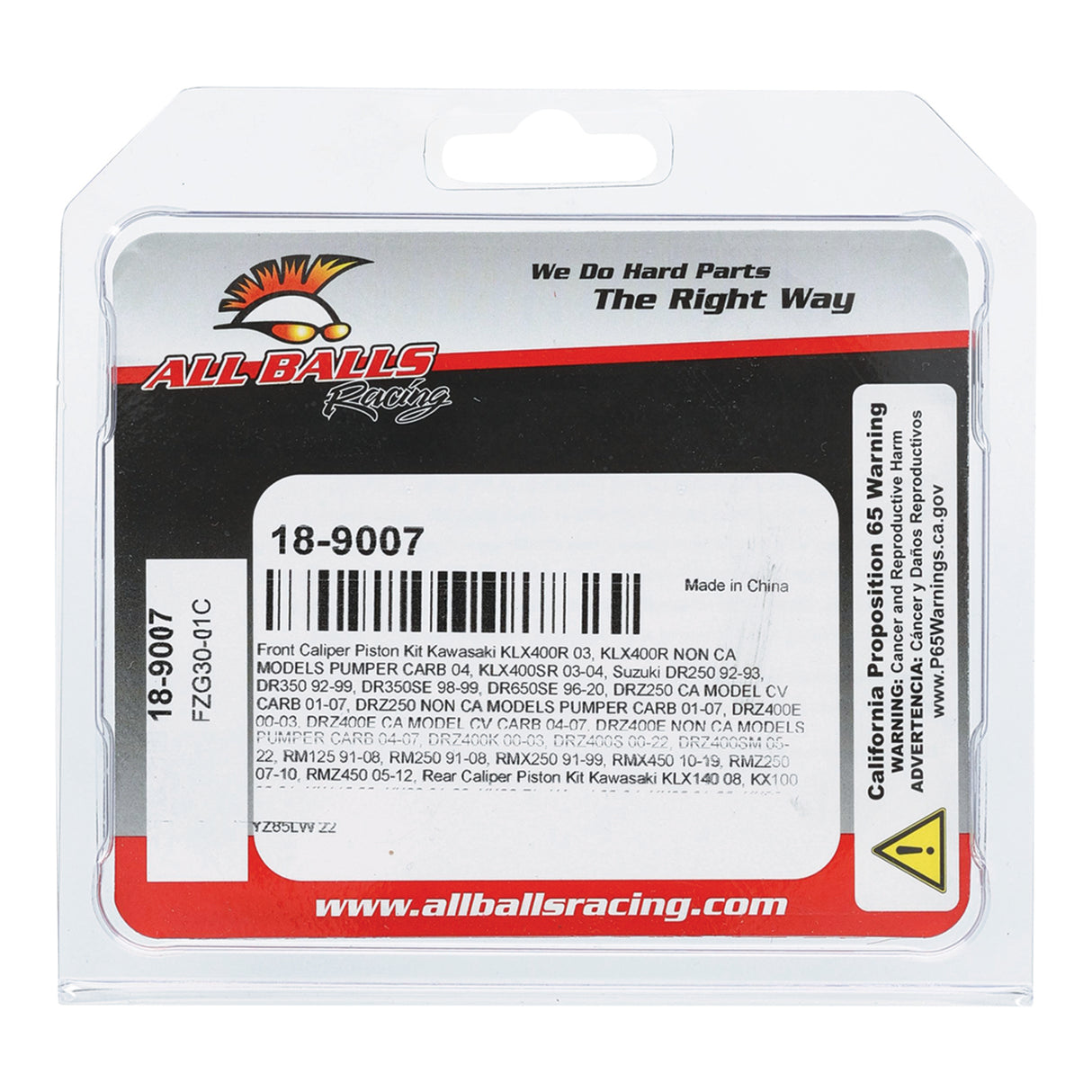 All Balls Racing Calliper Piston Kit (18-9007)