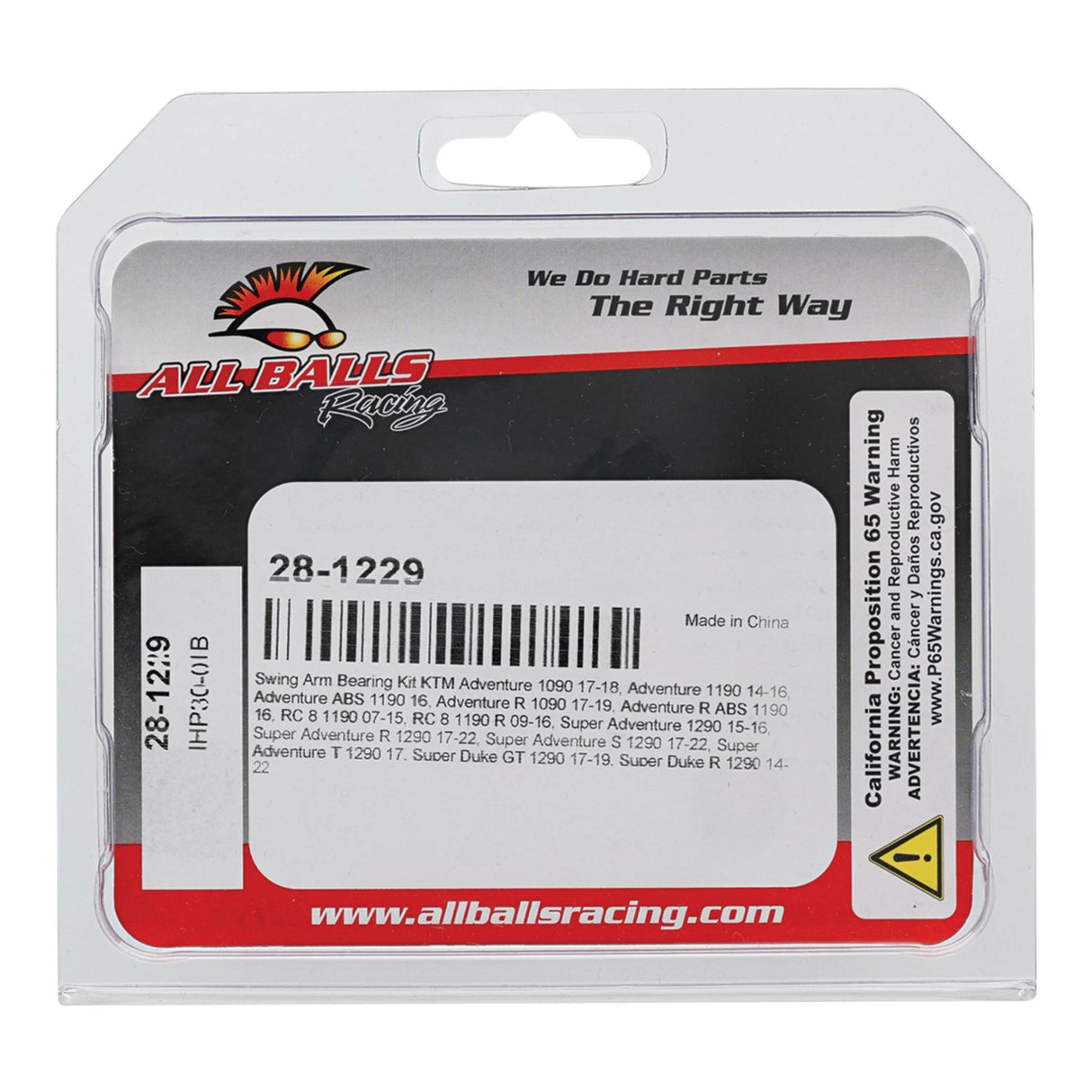 Swing Arm Bearing Kit 28-1229