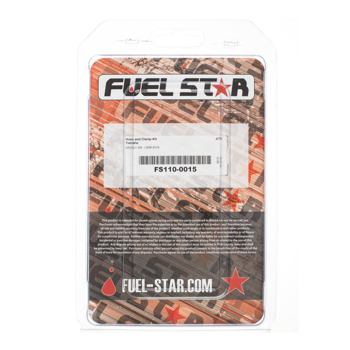 All Balls Racing Hose & Clamp Kit (FS110-0015)