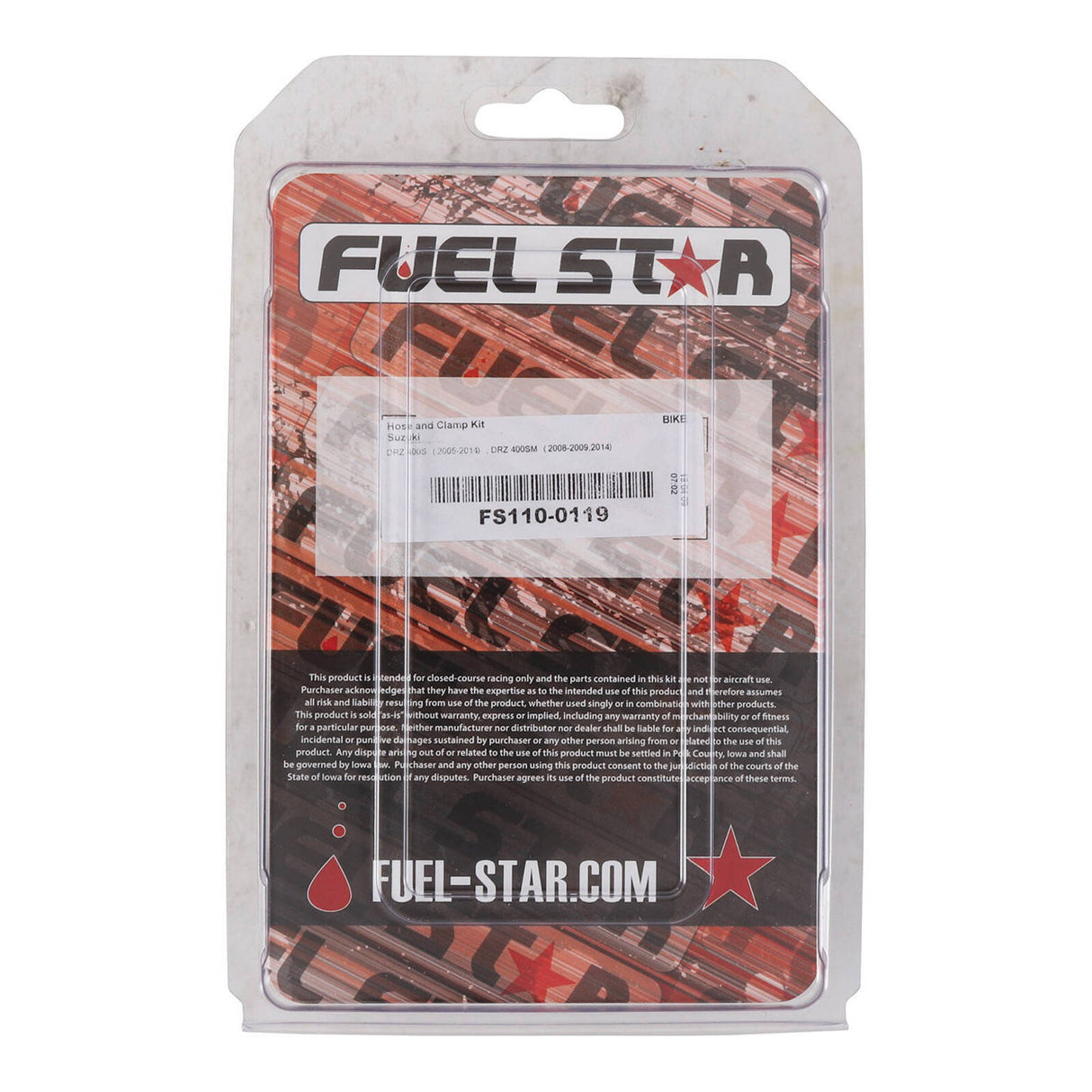 All Balls Racing Hose & Clamp Kit (FS110-0119)
