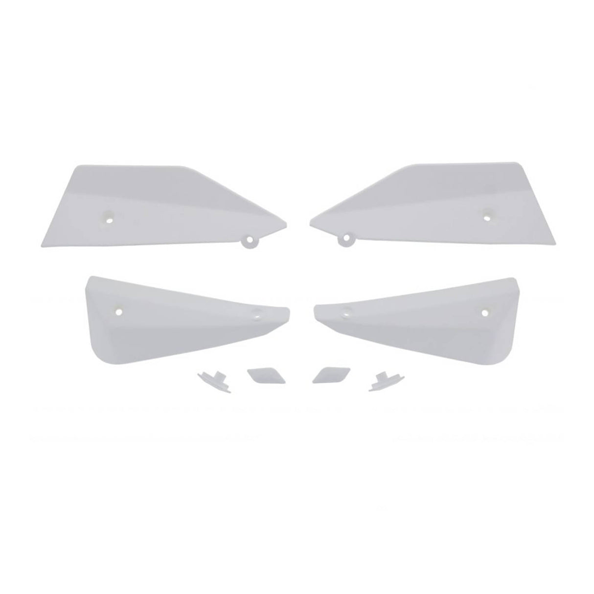 Barkbusters Handguard Sabre Deflector & Plug Set - White