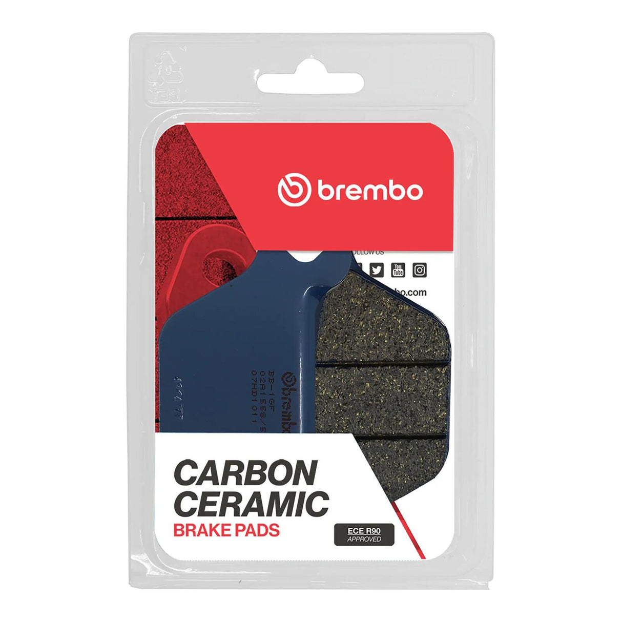 Brembo Prime Carbon Ceramic Rear Brake Pads 07HD1011