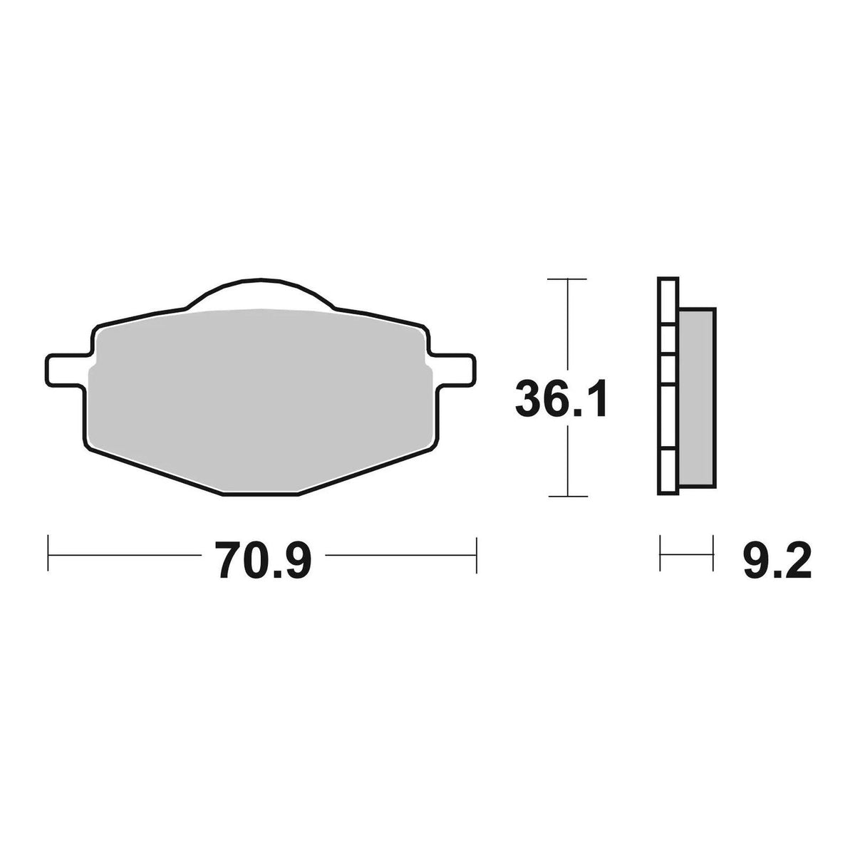 Brembo Prime Sinter Front Brake Pads 07YA14SD