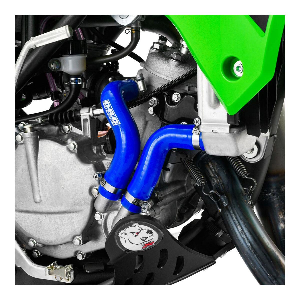 DRC Silicone Radiator Hose Kit - Yamaha YZ450F (2023+), YZ450FX (2024+), WR450F