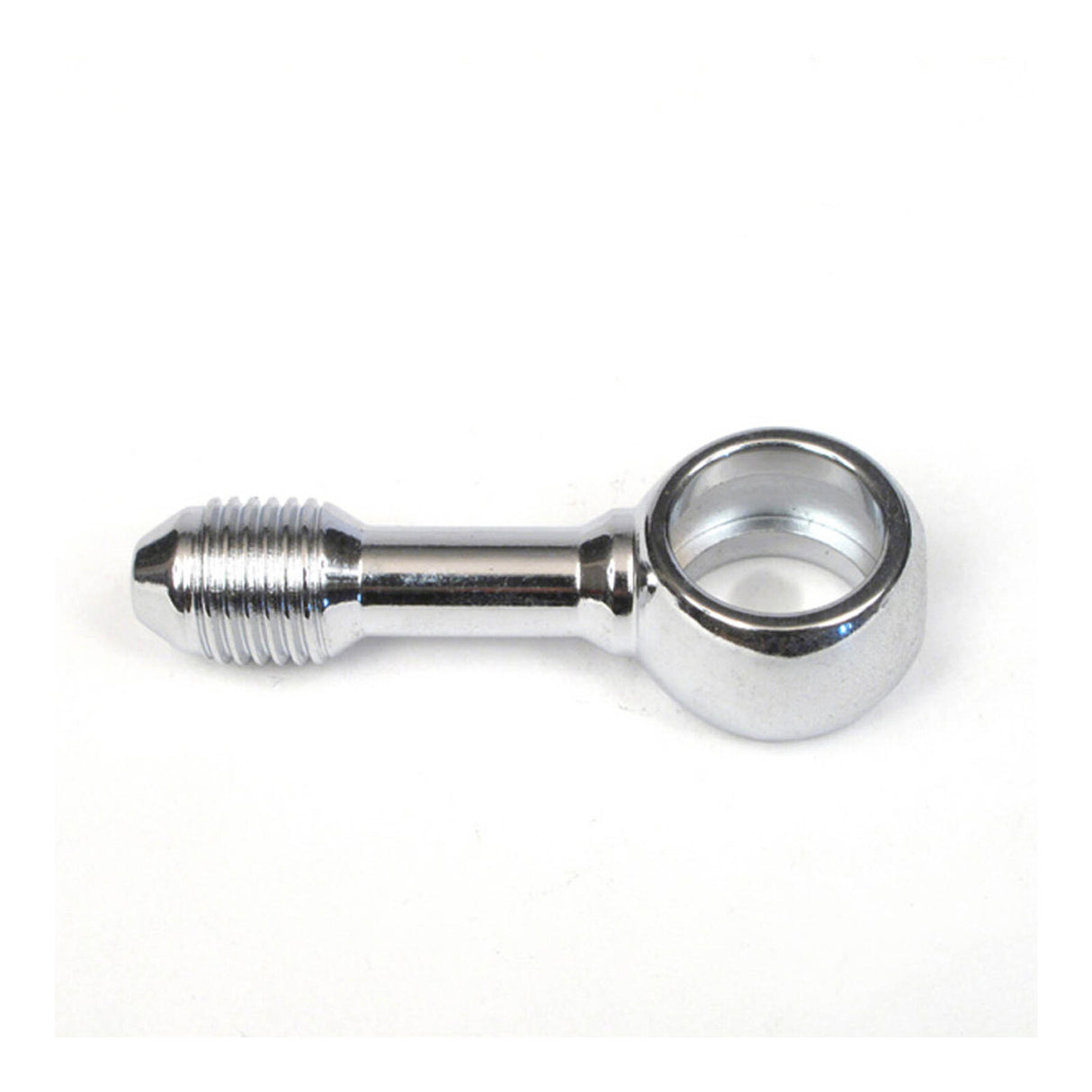 Whites Brake - 11mm (7/16) Banjo - Straight - Chrome Steel