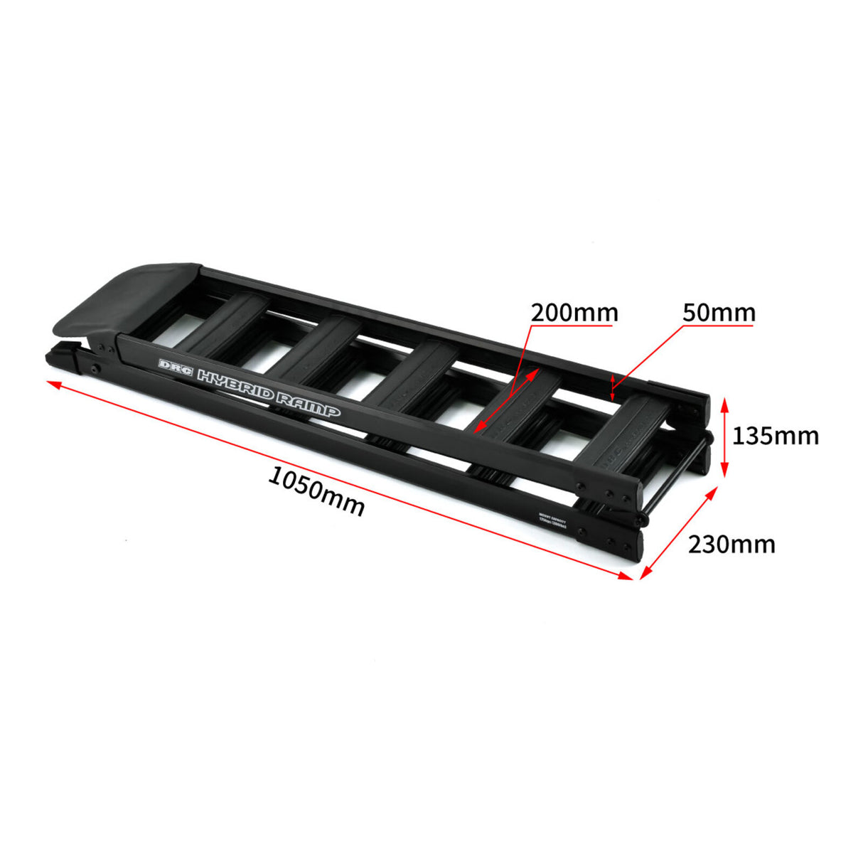 DRC Hybrid Ramp Folding 210cm - Black