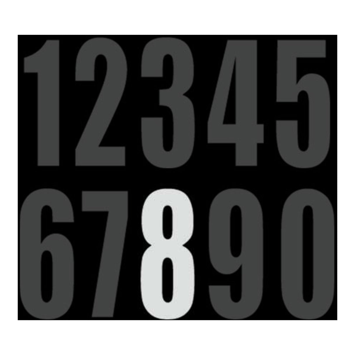 DRC Motion Standard Number ED3 White 8