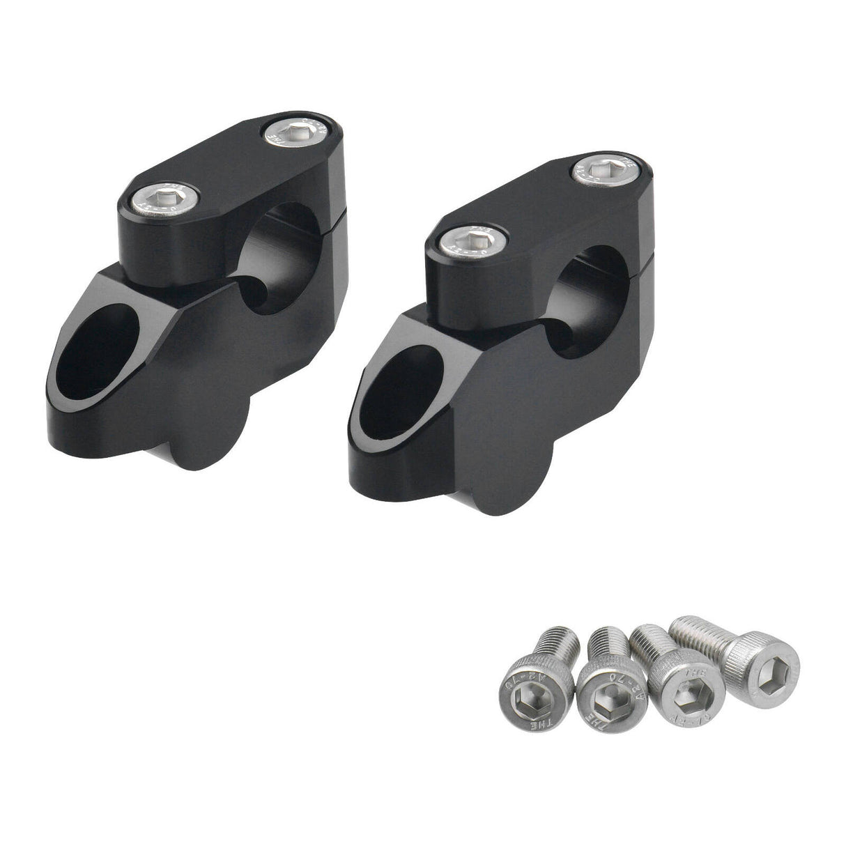 Zeta Bar Rise Kit Offset: 20mm Height: 26mm 22.2mm Bar - Black