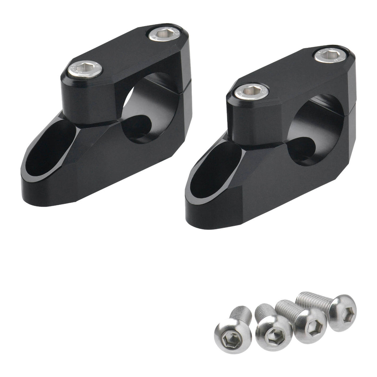 Zeta Bar Rise Kit Offset: 20mm Height: 26mm 22.2/28.6mm Bar - Black
