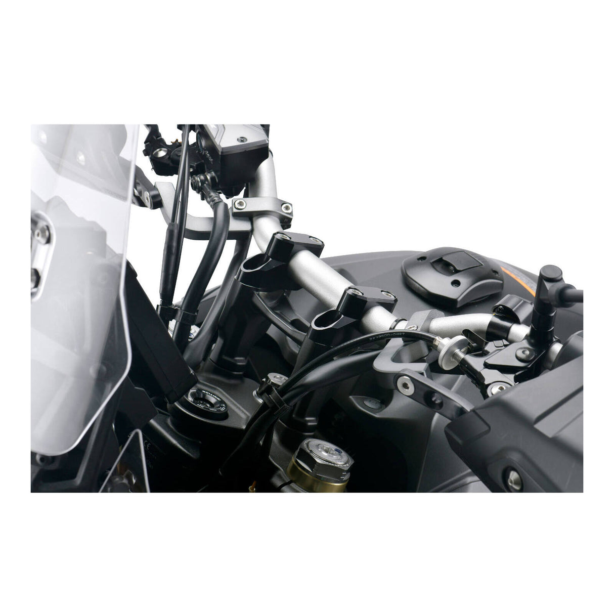 Zeta Bar Rise Kit Offset: 20mm Height: 26mm 22.2/28.6mm Bar - Black