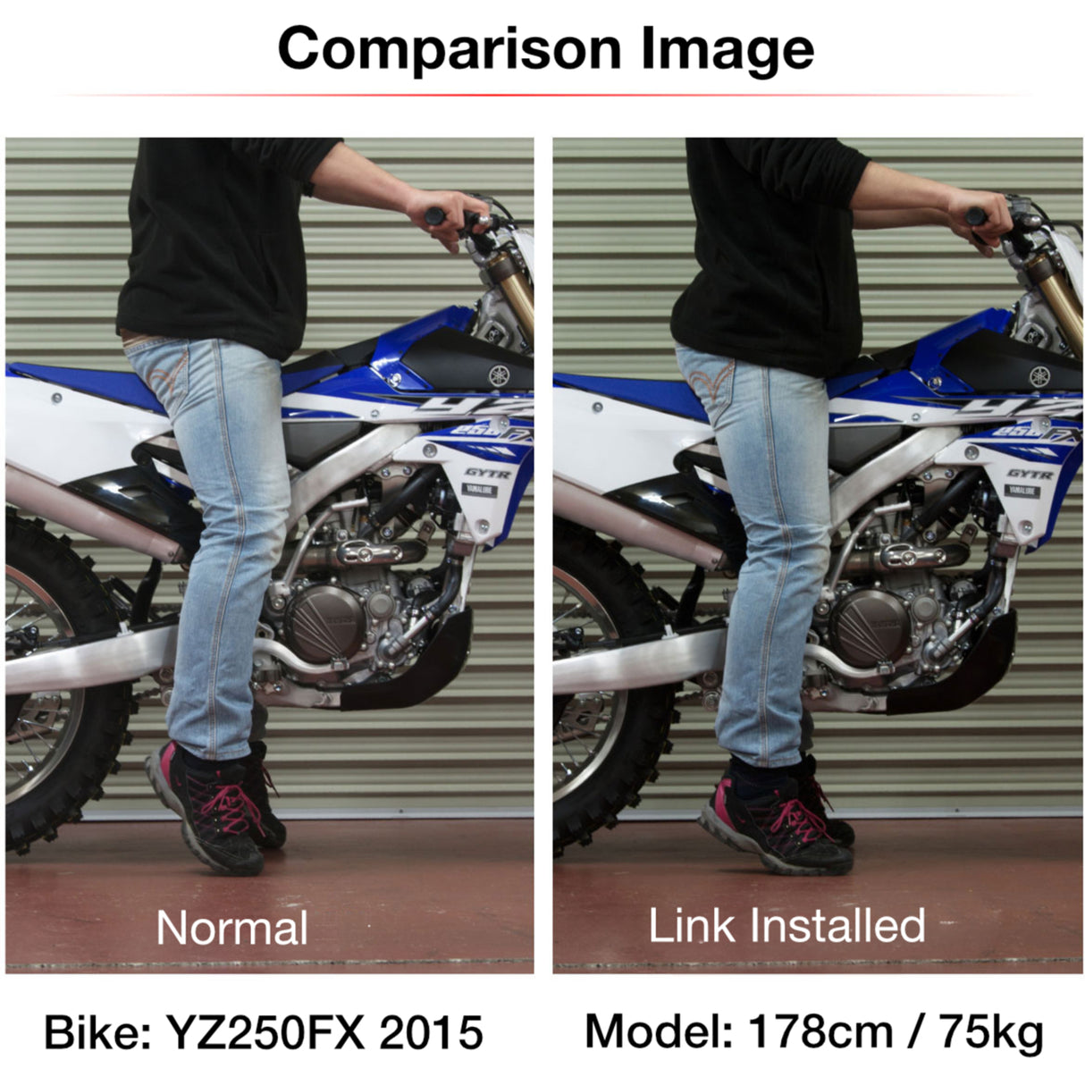 Zeta RSL-LowDown -30mm CRF1000L Africa Twin - Red