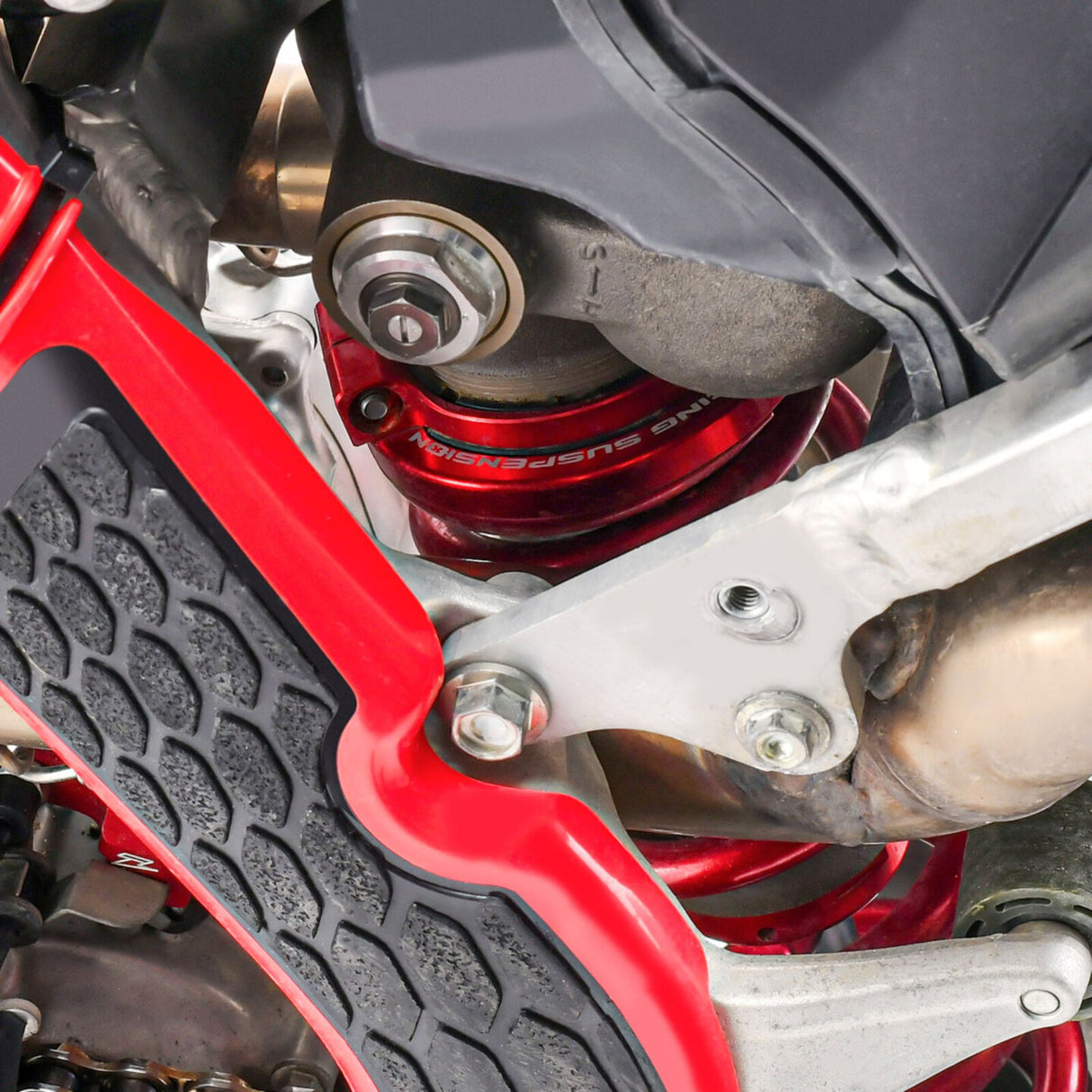 Zeta Rearshock Preload Adjuster Showa 50B - Red