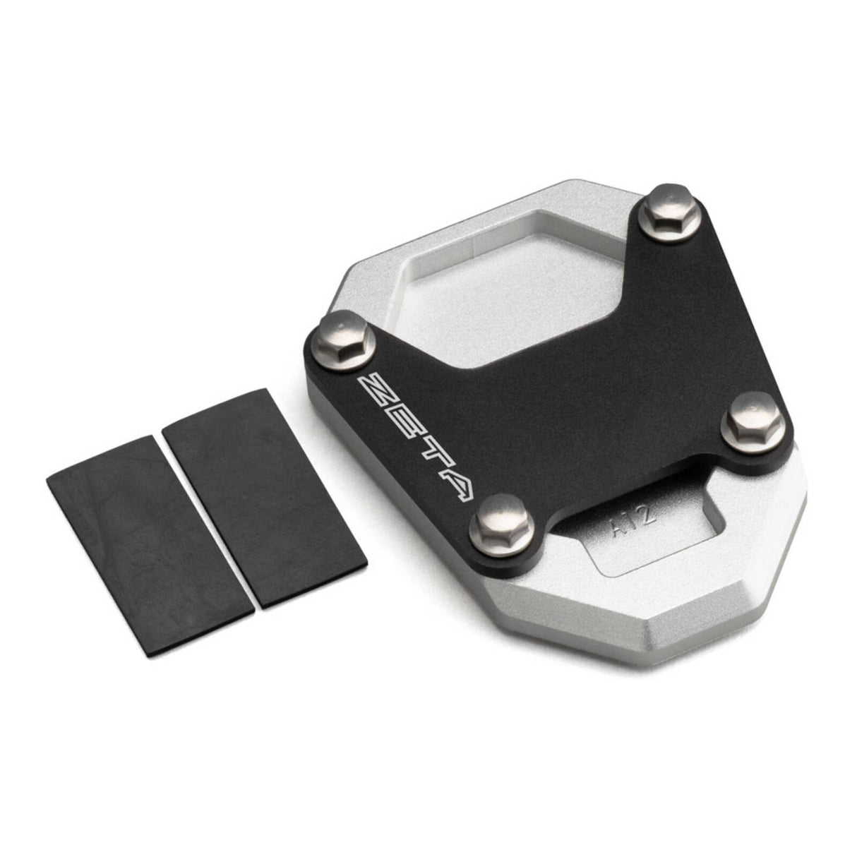 Zeta Side Stand Extender Black/Silver Honda CRF1100L '20-