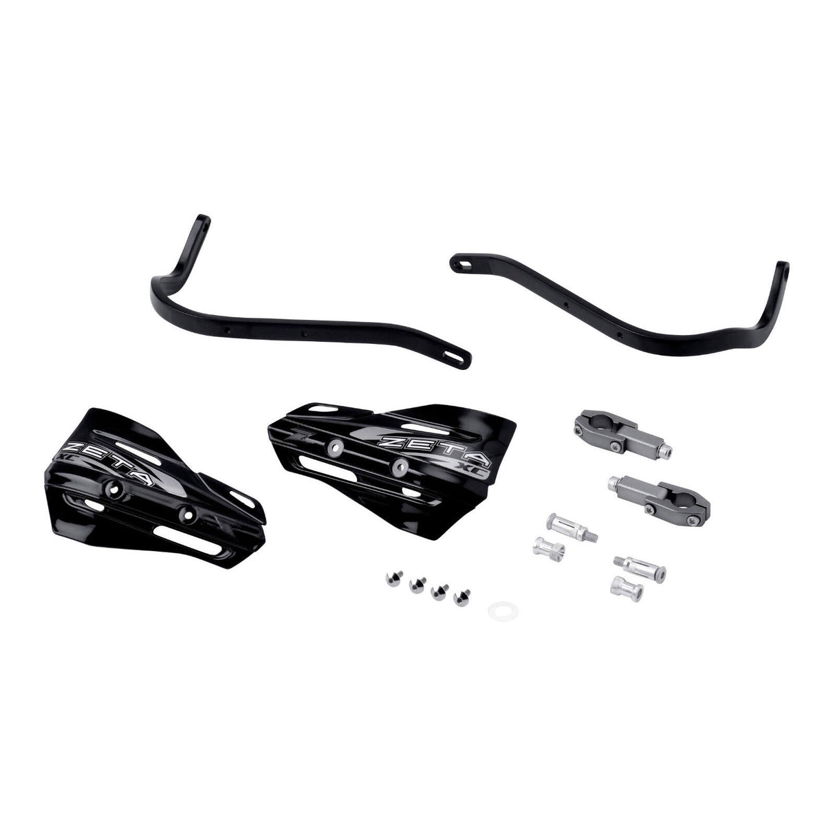 Zeta Armor Handguard XC Kit for 22.2mm Bar - Black / Black