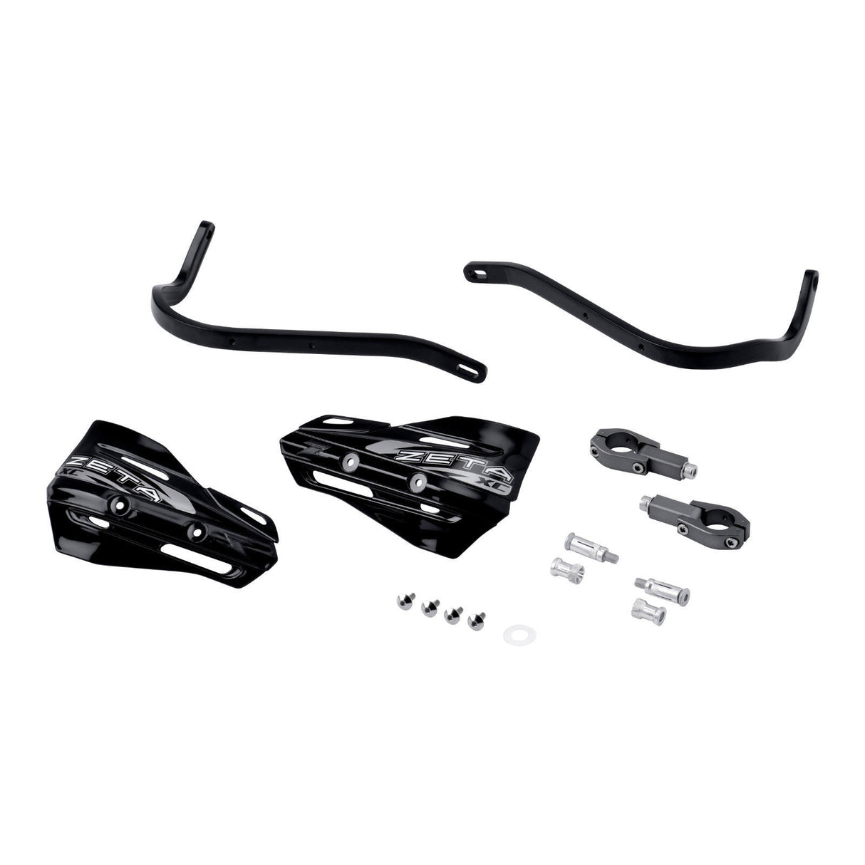 Zeta Armor Handguard XC Kit for 28.6mm Bar - Black / Black