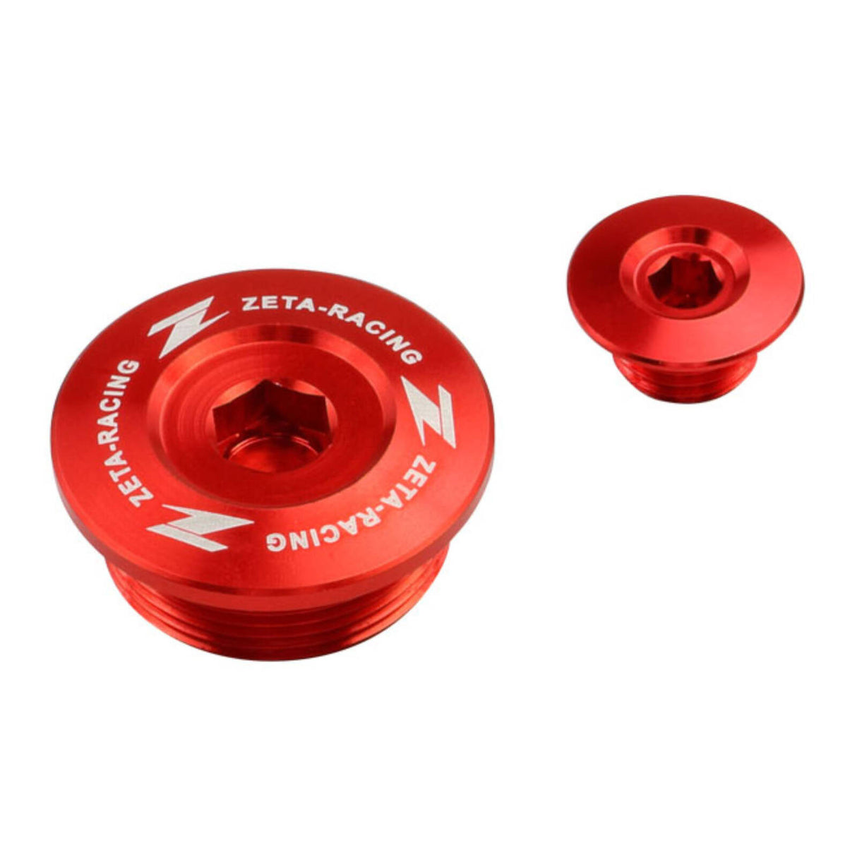 Zeta Engine Plugs Honda CRF250R '18- - Red