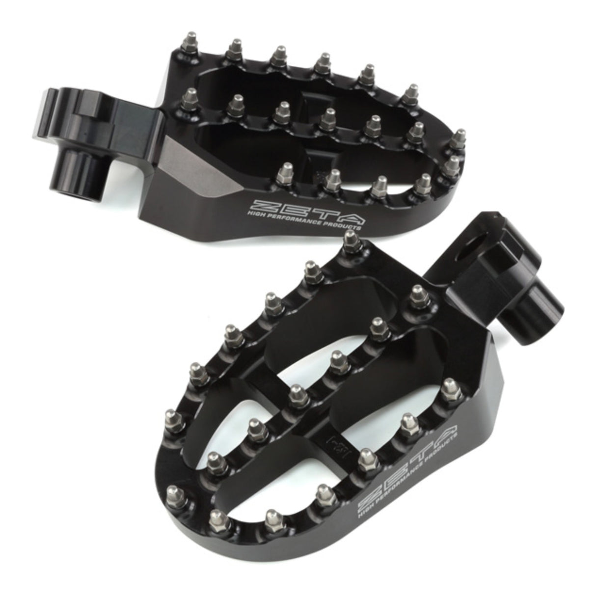 Zeta Aluminium Footpegs YZF 250-450 / YZ125-250 - Black
