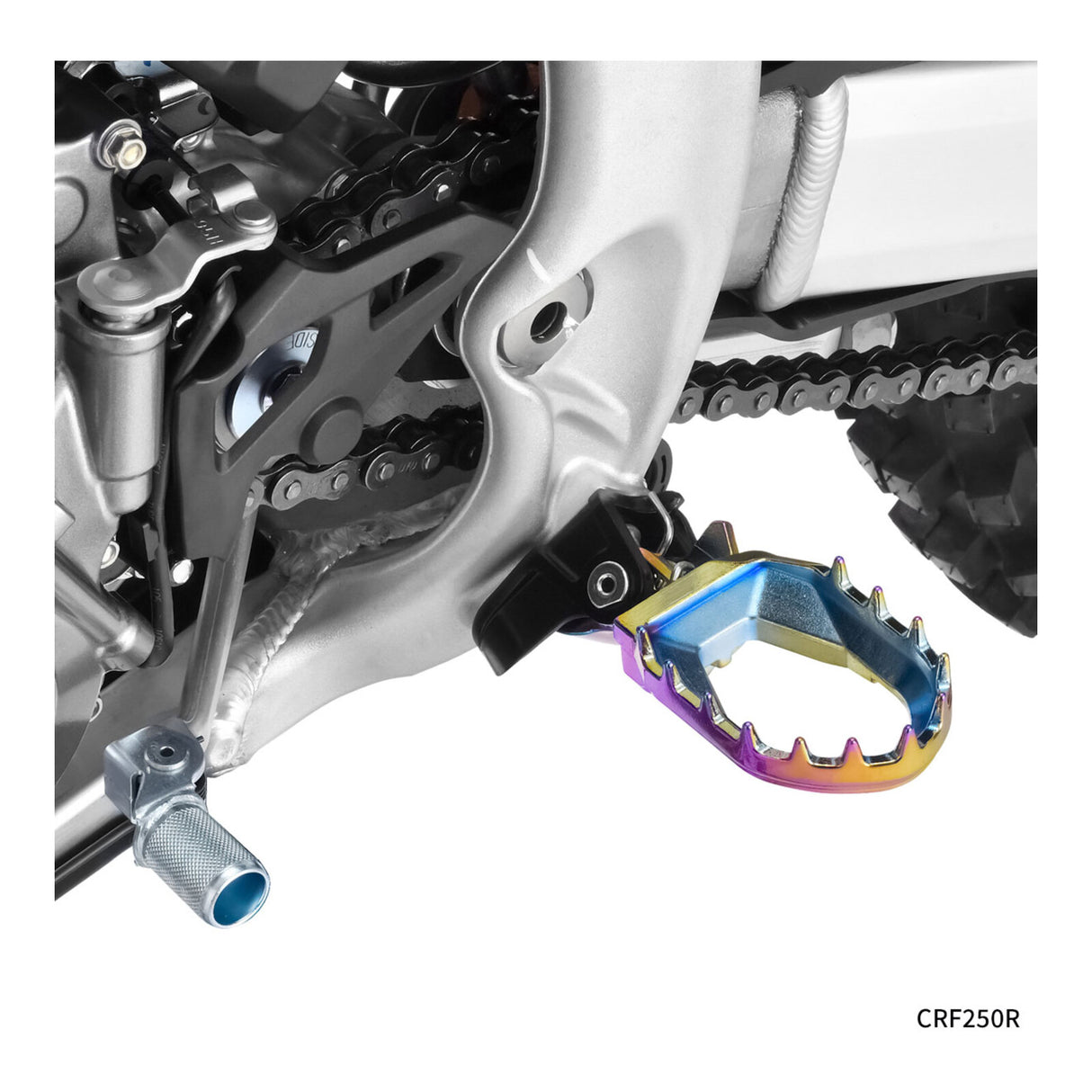 Zeta Max Foot Pegs CRF250R - Oil Slick
