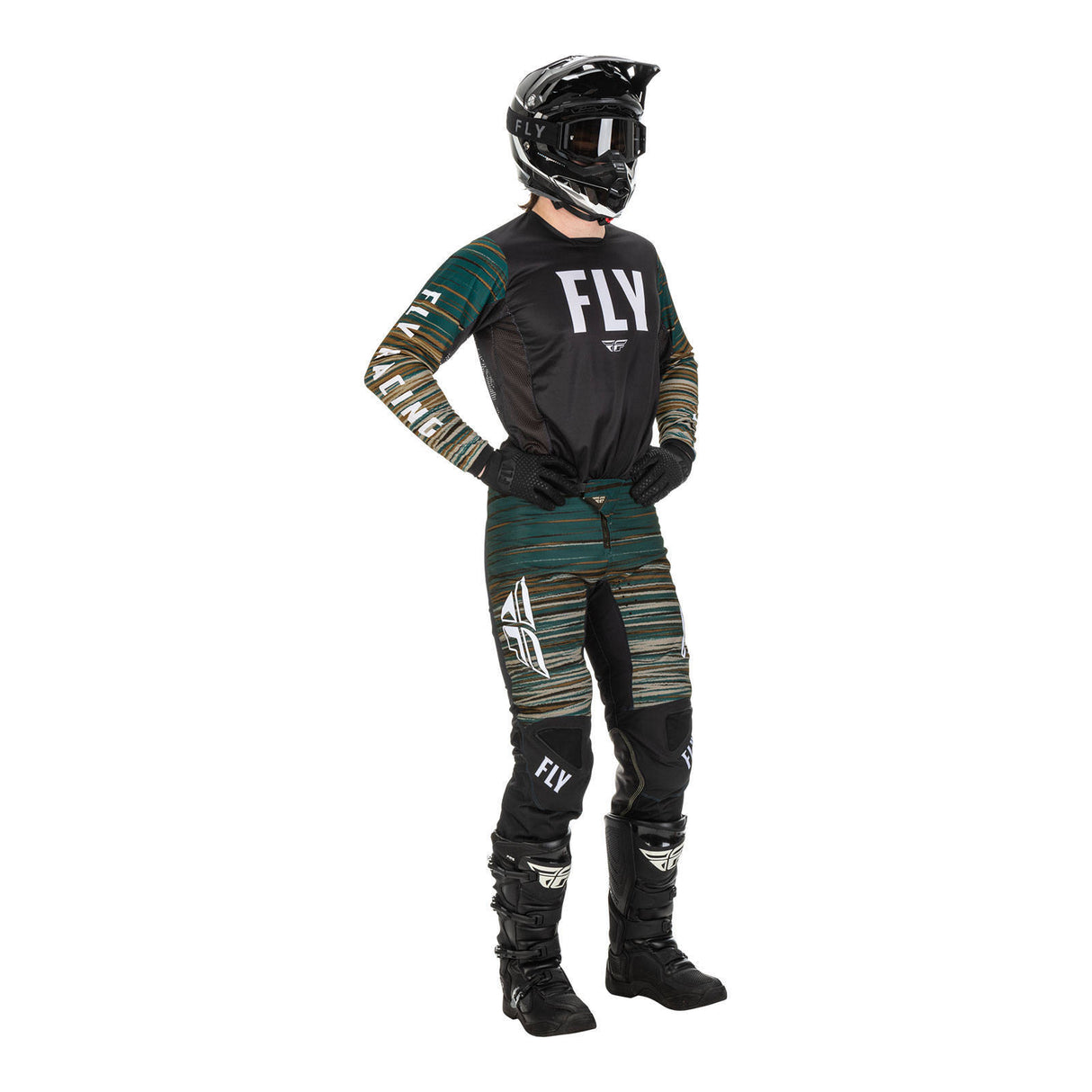Fly Racing Kinetic Wave Pant - Black / Rum