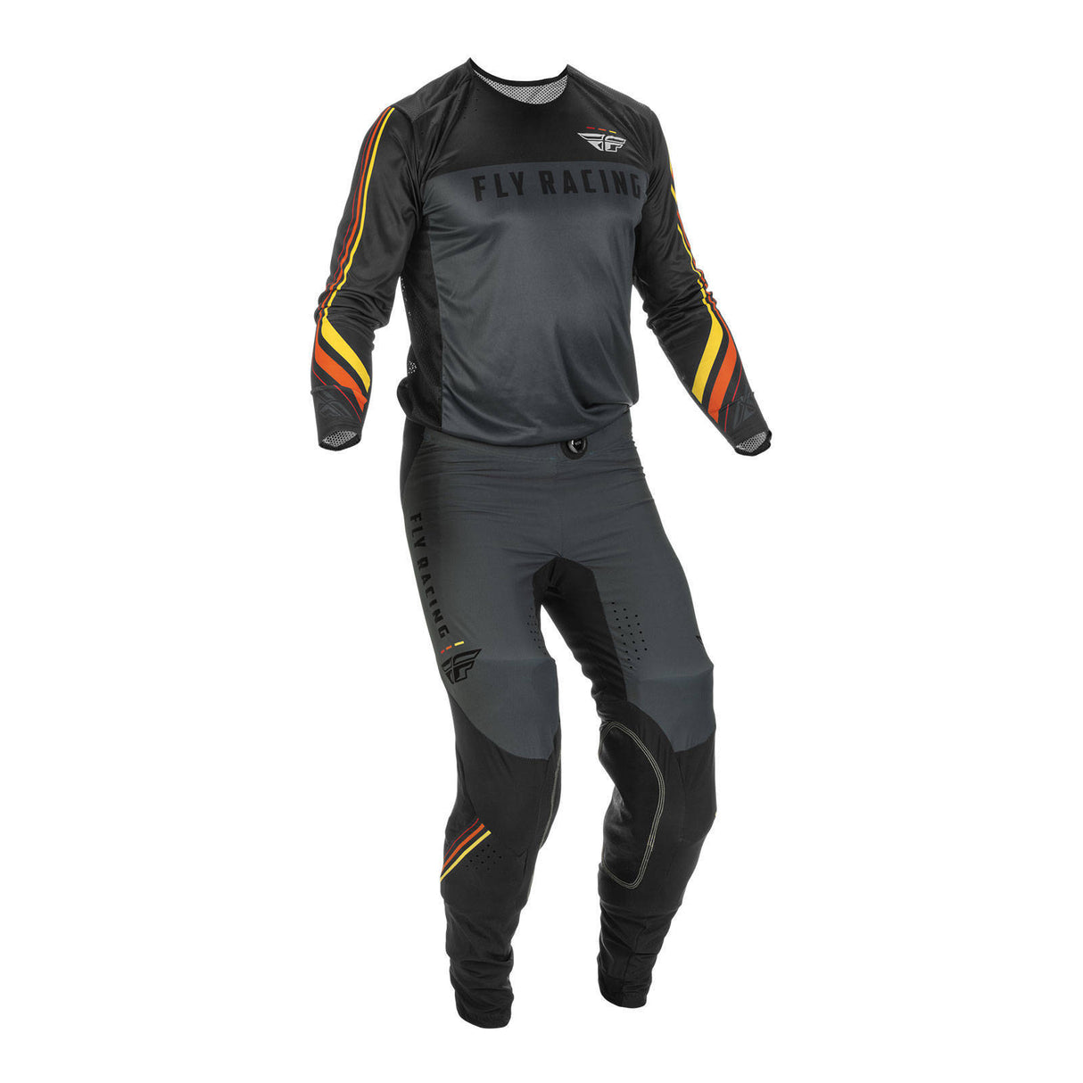 Fly Racing Lite Hydrogen Special Edition Speeder Pant - Metal / Red / Yello