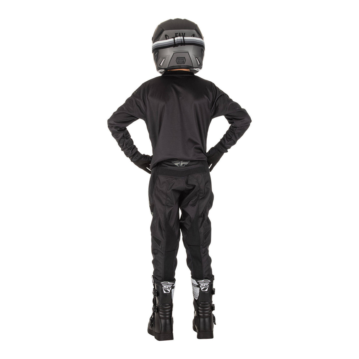 Fly Racing F-16 Youth Pant - Black / Grey