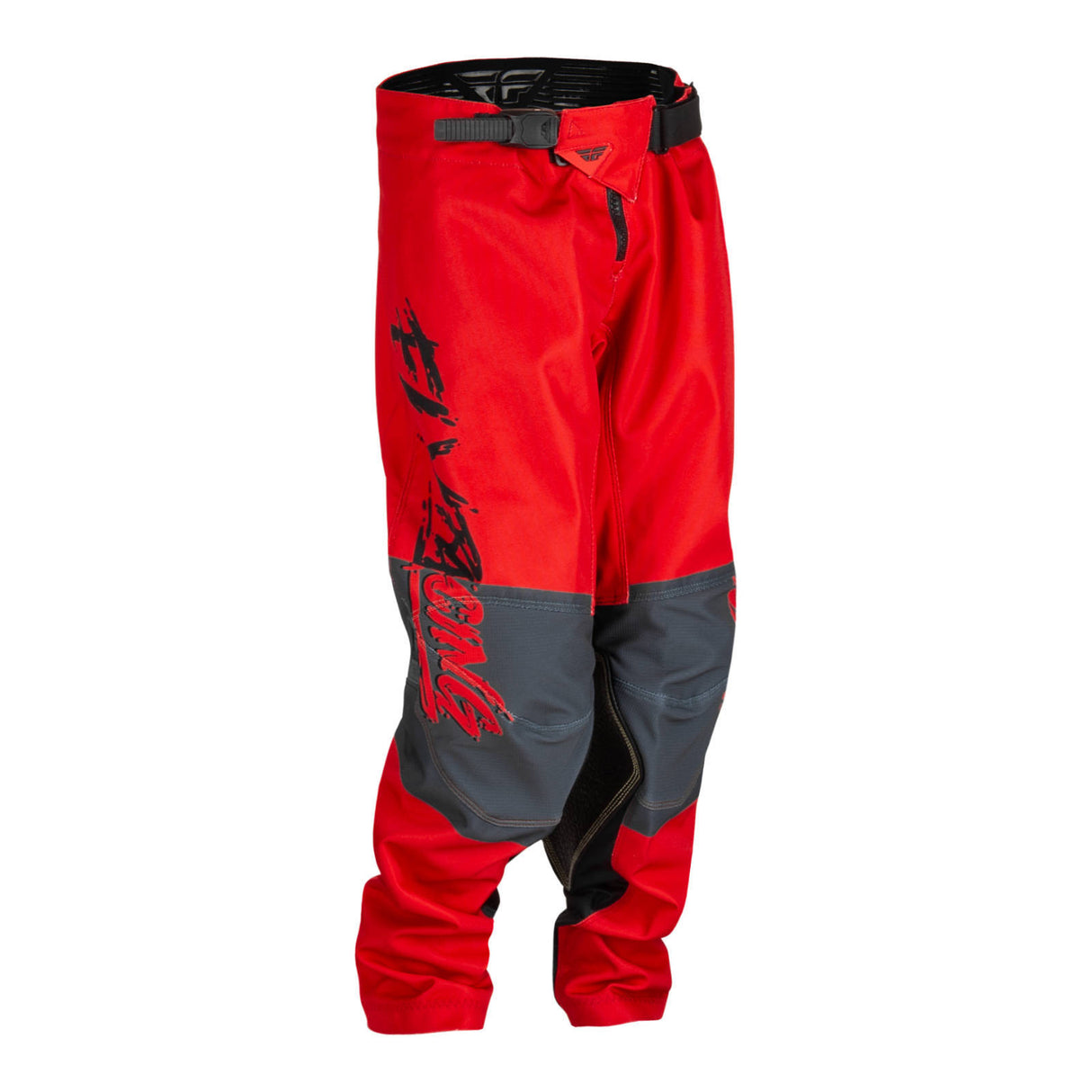 Fly Racing Kinetic Khaos Youth Pant - Black / Red / Grey