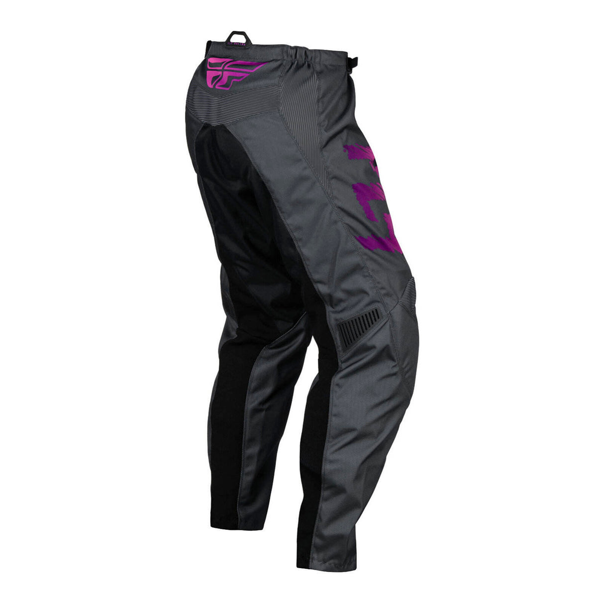 FLY Racing Youth F-16 Pants - Grey / Charcoal / Pink