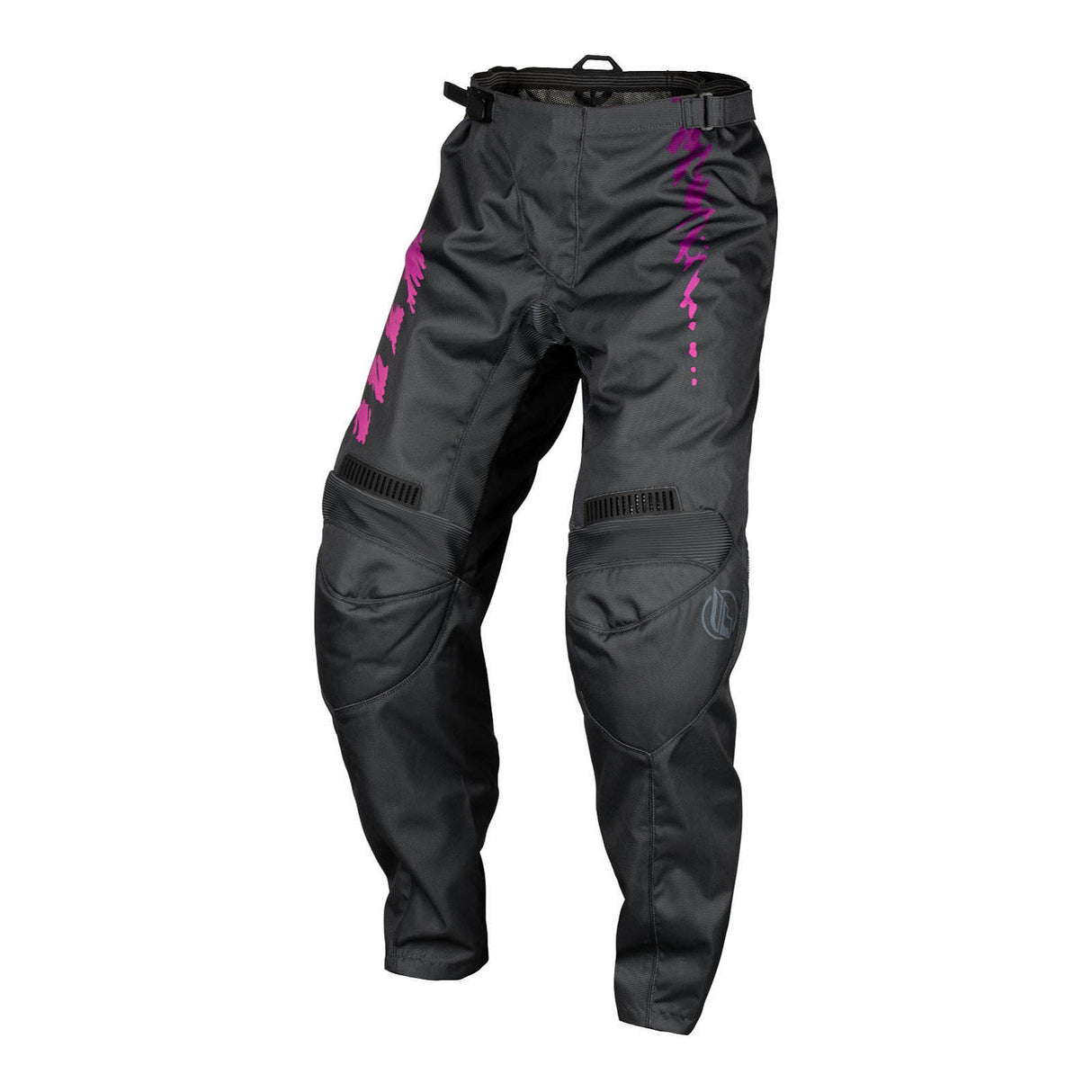 FLY Racing Youth F-16 Pants - Grey / Charcoal / Pink