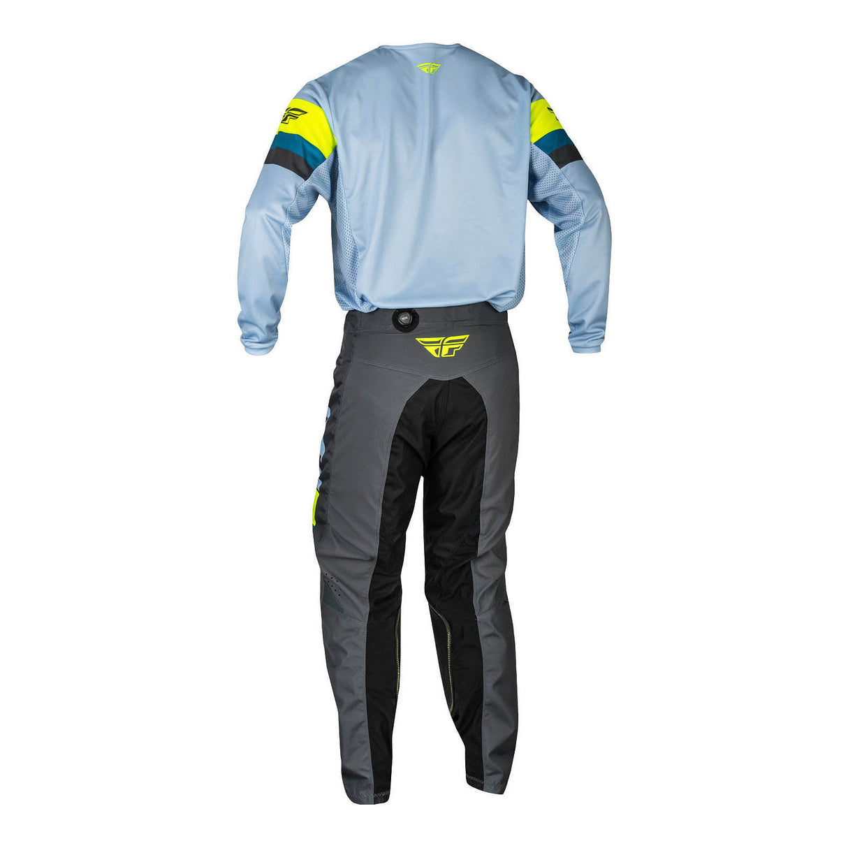 FLY Racing Kinetic Prix Pants - Ice Grey / Charcoal / Hi-Vis