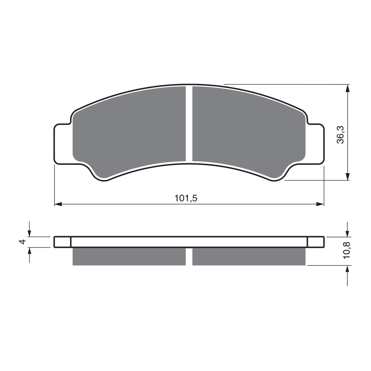 GOLDfren Brake Pads - K5 Off-Road Racing