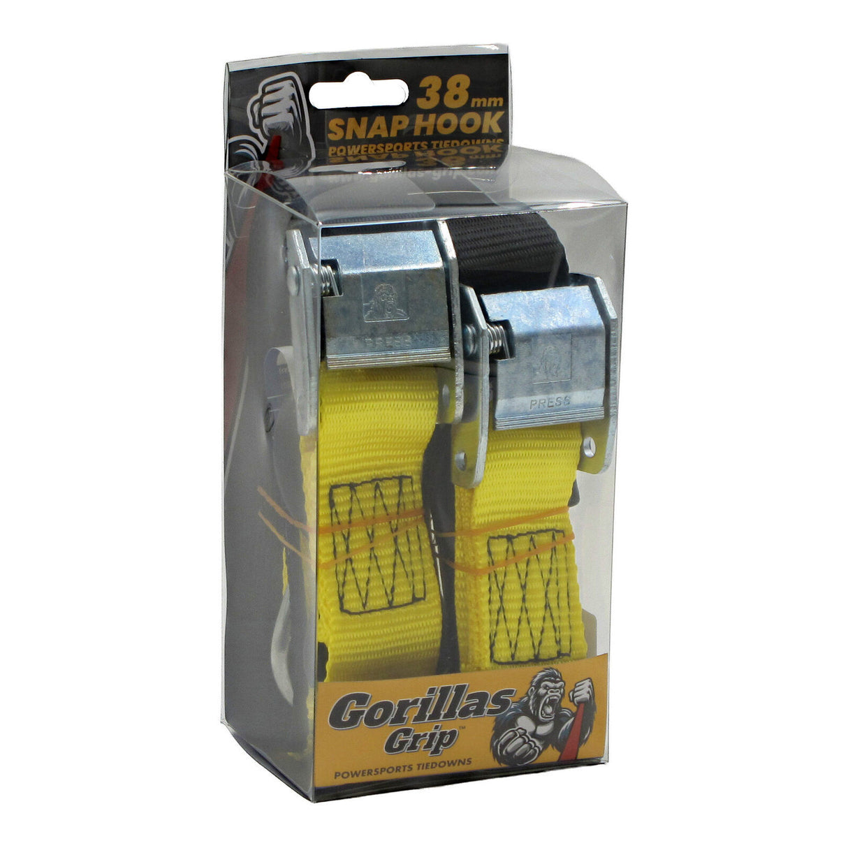 Gorillas Grip Tie Down 38mm S / HK Black / Yellow Loop