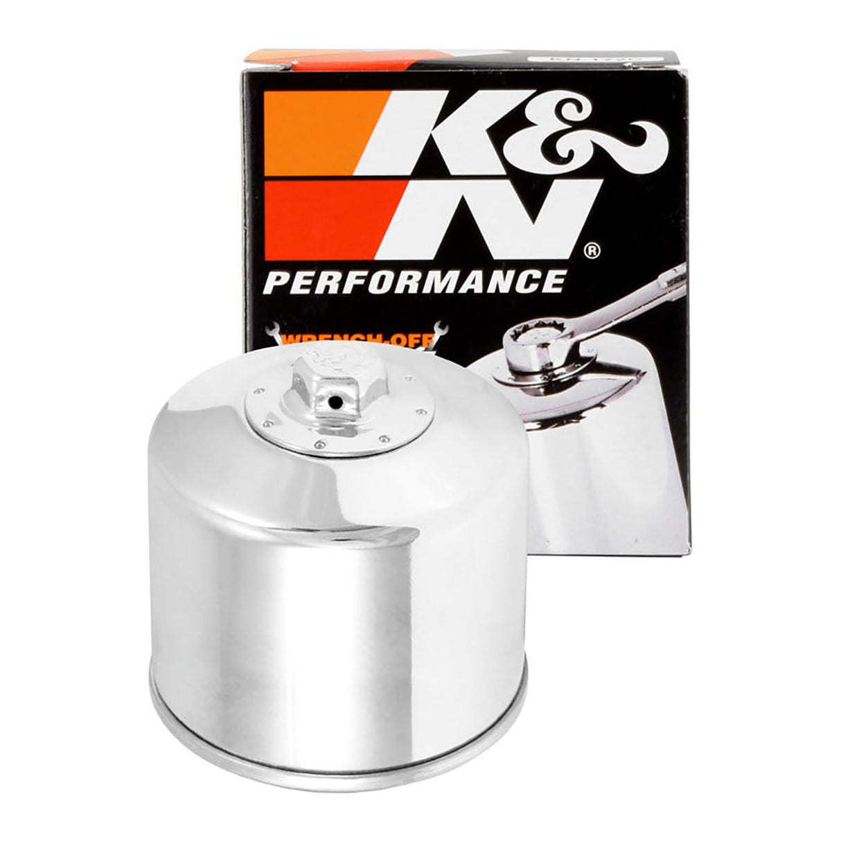K&N Oil Filter - Chrome (HF172)