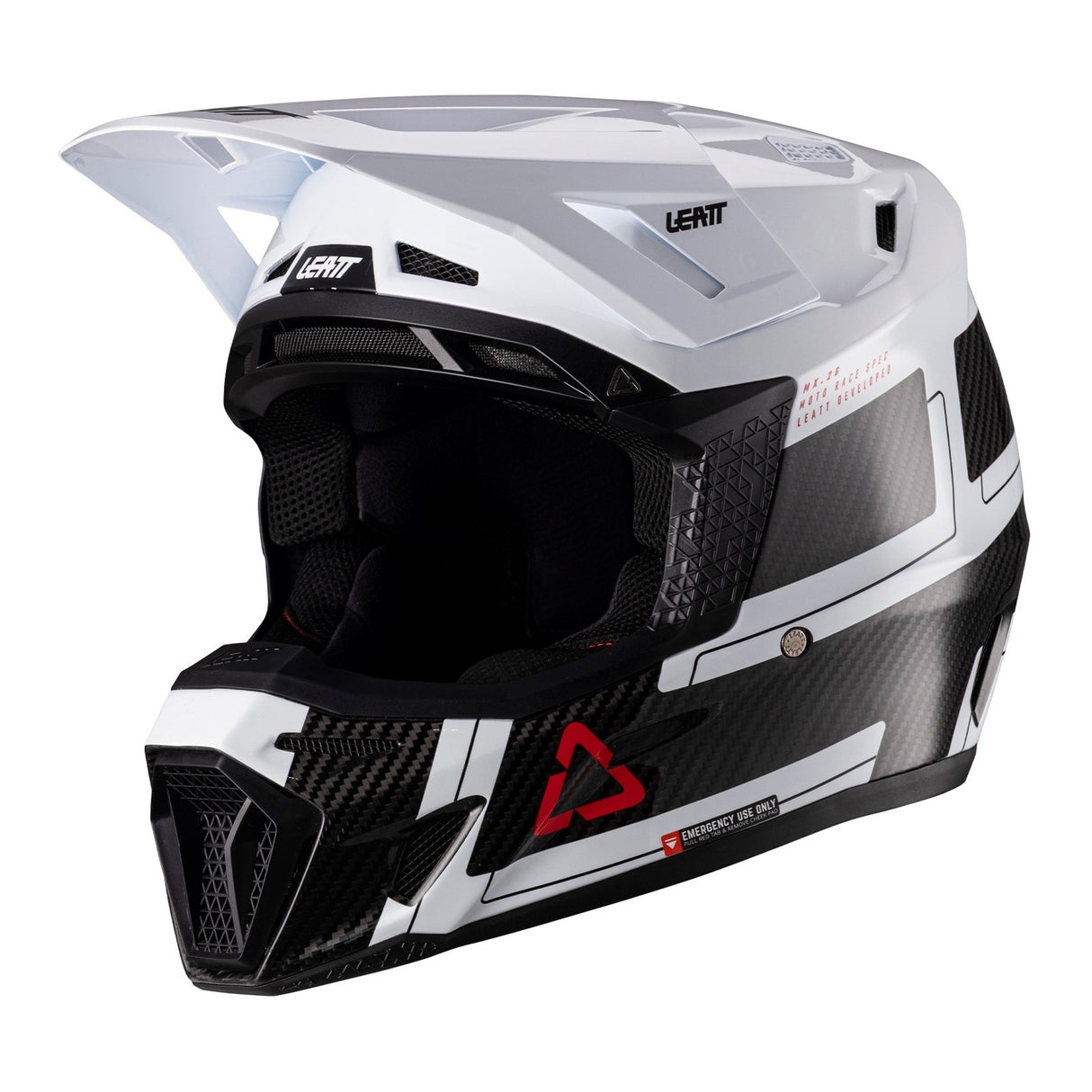 Leatt 2026 9.5 Helmet Kit - Carbon / White
