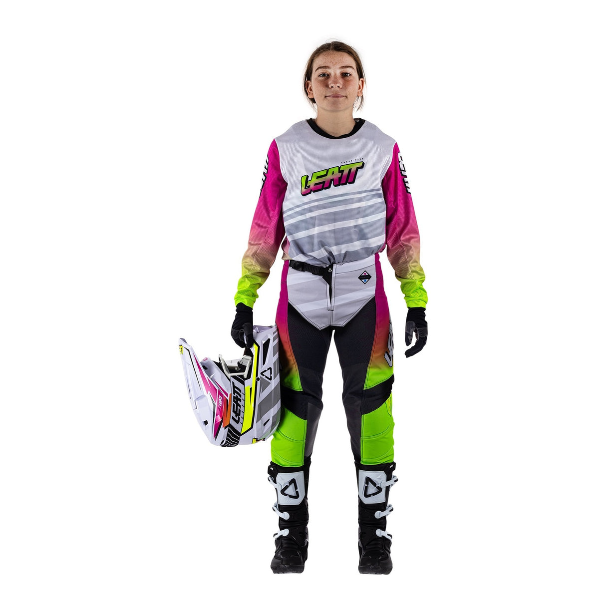 Leatt 2026 3.5 Junior Ride Kit - Retro Pink