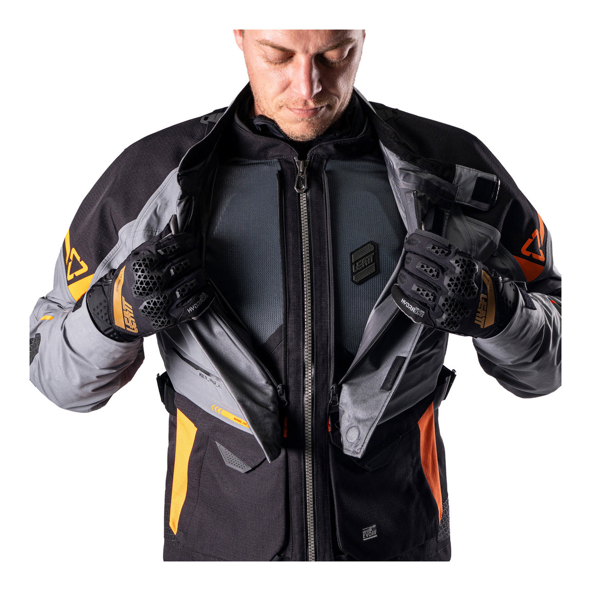 Leatt 8.5 ADV MultiTour Jacket - Iron Grey