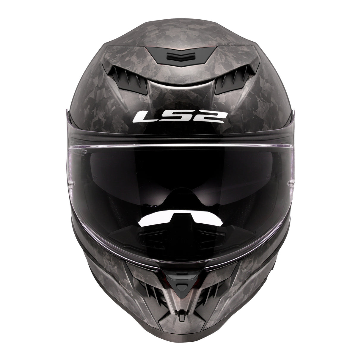 LS2 FF807 Dragon Forged Helmet - Gloss Carbon 06