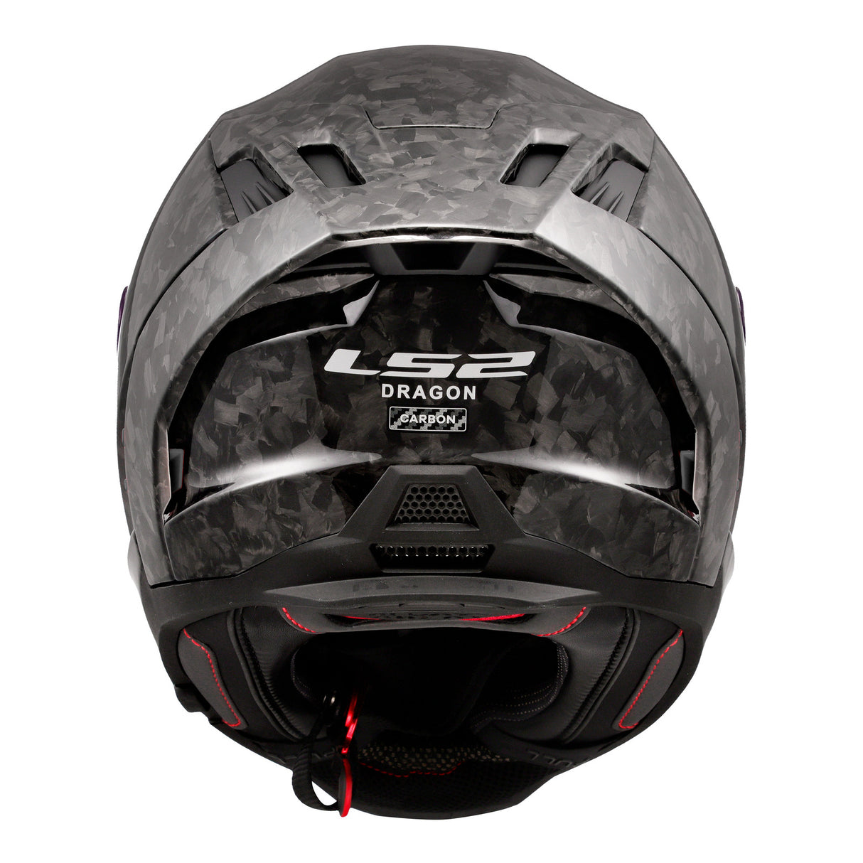 LS2 FF807 Dragon Forged Helmet - Gloss Carbon 06