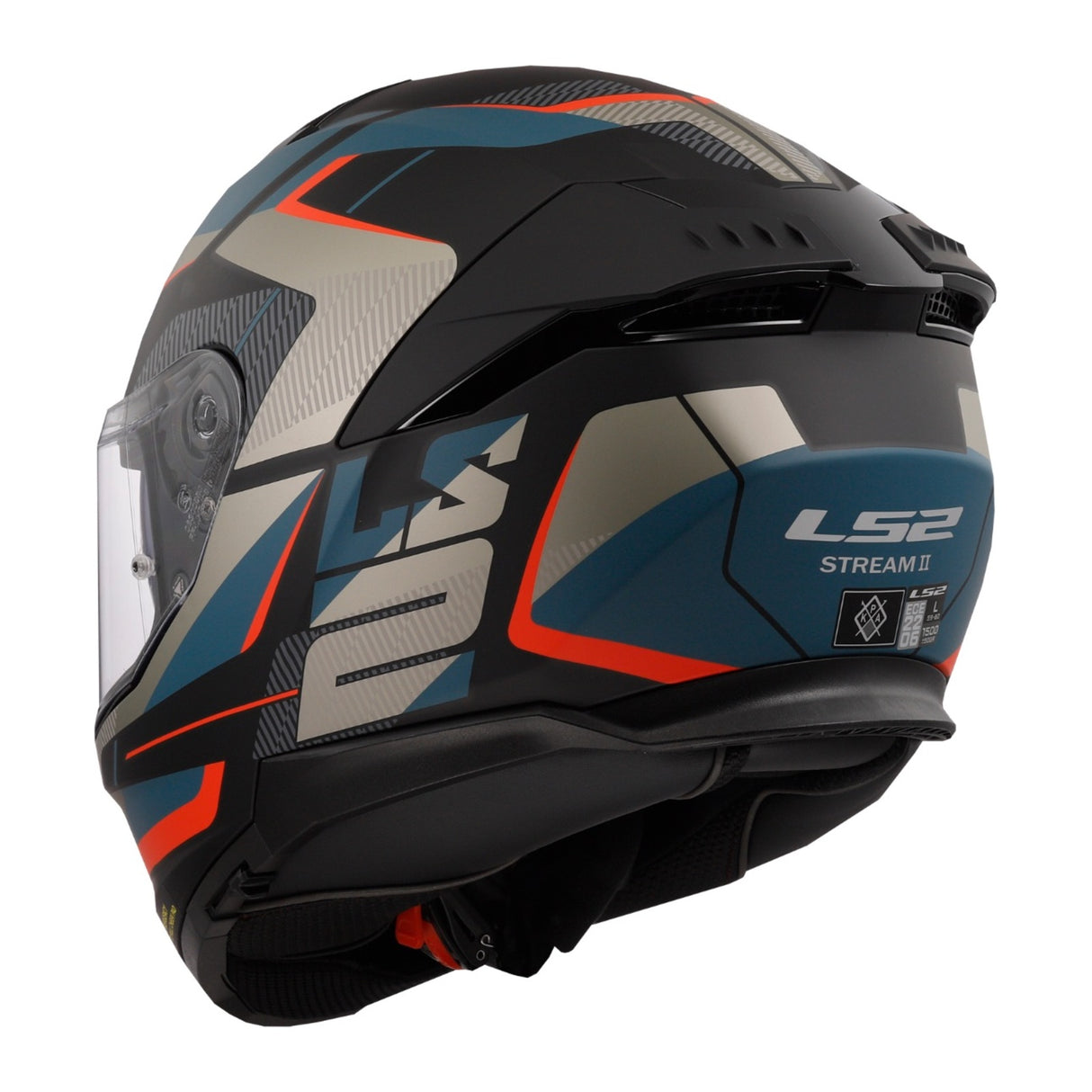 LS2 FF808 Stream II Road - Matte Black / Blue