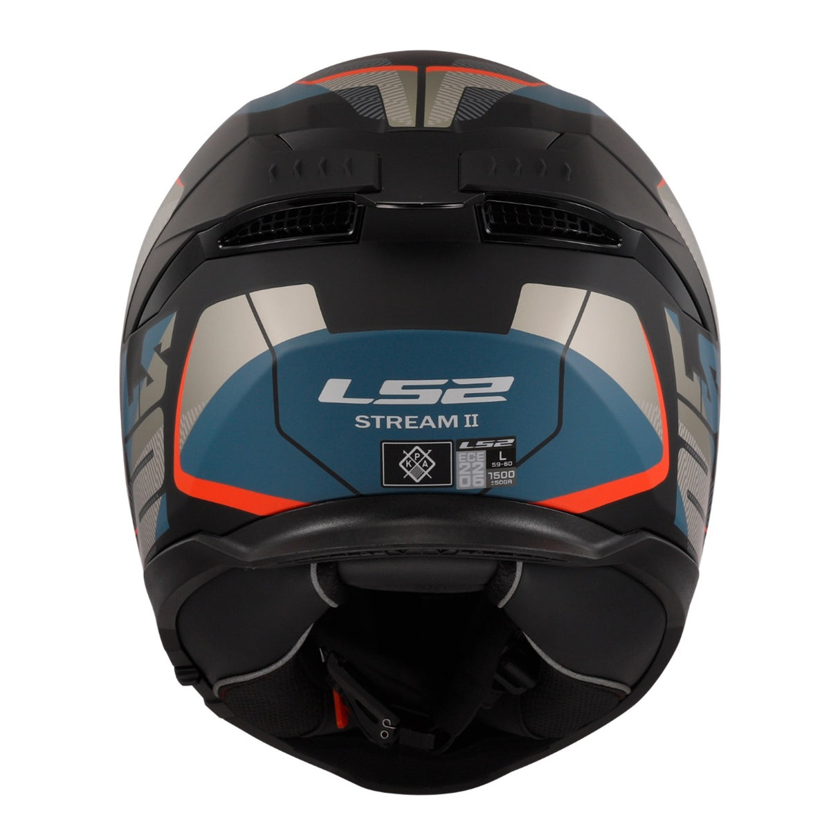 LS2 FF808 Stream II Road - Matte Black / Blue